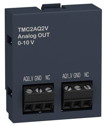 TMC2AQ2V Analogue output cartridge, Modicon M221