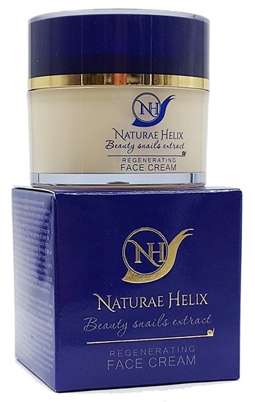Regenerating face cream with snail extract, Naturae Helix, 50 ml, briv