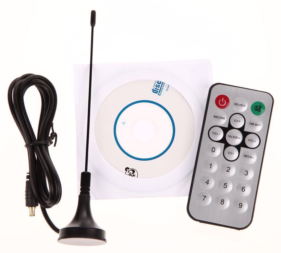 RTL2832U+FC0012 USB DVB-T FM SDR přijímač, briv