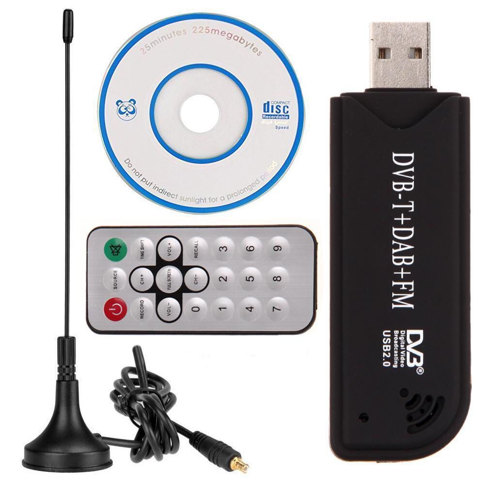 RTL2832U+FC0012 USB DVB-T FM SDR přijímač, briv