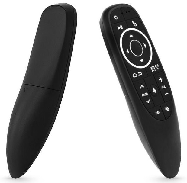 G10s air mouse univerzální dálkový ovladač 2.4GHz USB s gyroskopem a podsvícený, briv