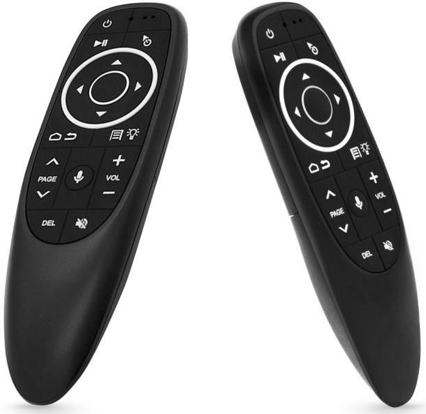 G10s air mouse univerzální dálkový ovladač 2.4GHz USB s gyroskopem a podsvícený, briv