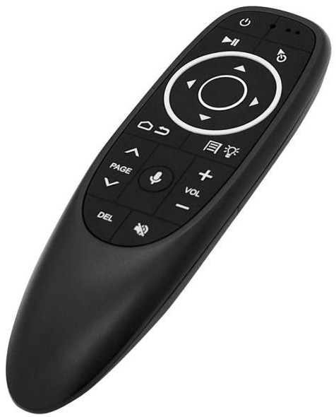 G10s air mouse univerzální dálkový ovladač 2.4GHz USB s gyroskopem a podsvícený, briv