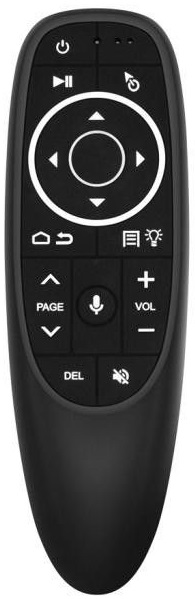 G10s air mouse univerzální dálkový ovladač 2.4GHz USB s gyroskopem a podsvícený, briv