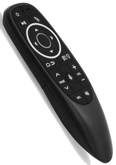 G10s air mouse univerzální dálkový ovladač 2.4GHz USB s gyroskopem a podsvícený, briv