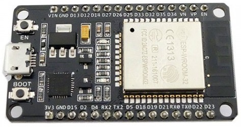 ESP-WROOM-32 ESP32 ESP-32S 2.4GHz vývojářská deska s WiFi a Bluetooth, briv