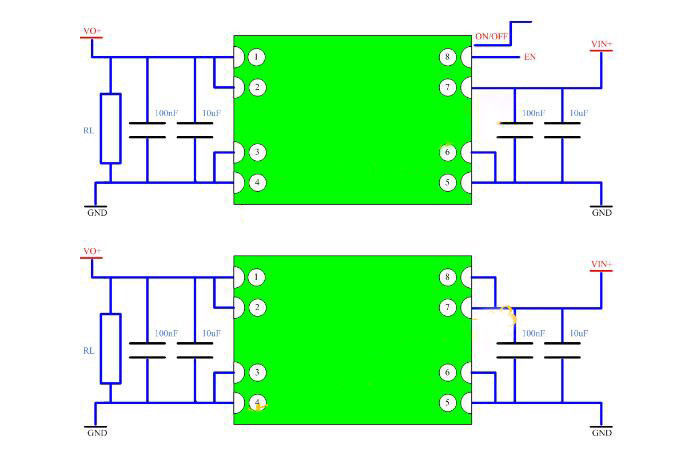 DM01 2W Step-down DC-DC měnič
