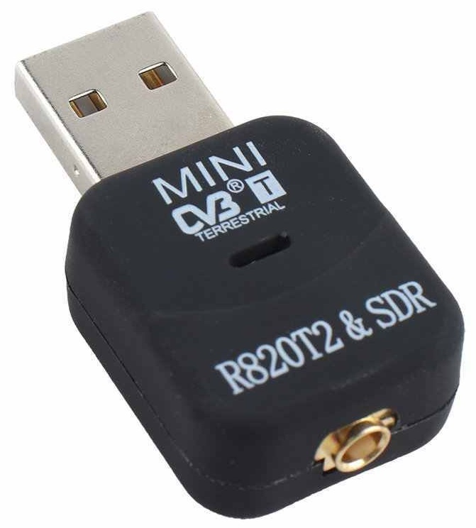 Miniaturní RTL SDR USB přijímač založený na RTL2832 + R820T, podporuje SDR ADS-B