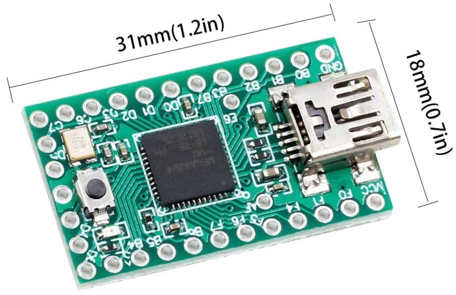 Teensy 2.0 USB vývojová deska s čipem Atmel MEGA32U4 pro Arduino