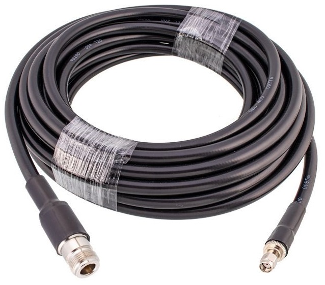 Vysoce kvalitní koaxiální kabel LMR-400 (L400) s konektory N-Type - RP SMA