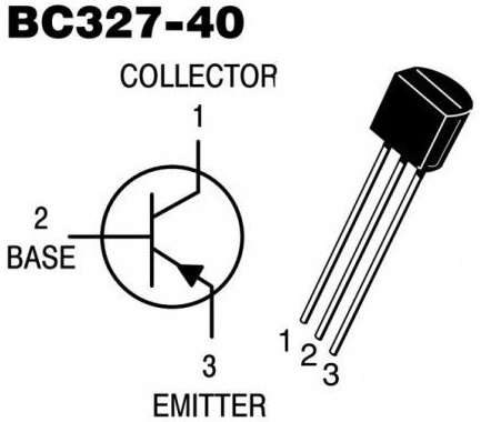 BC327-40 PNP TO-92 tranzistor bipolární