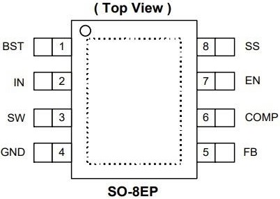 AP6502 2A Wide Input Step Down Converter