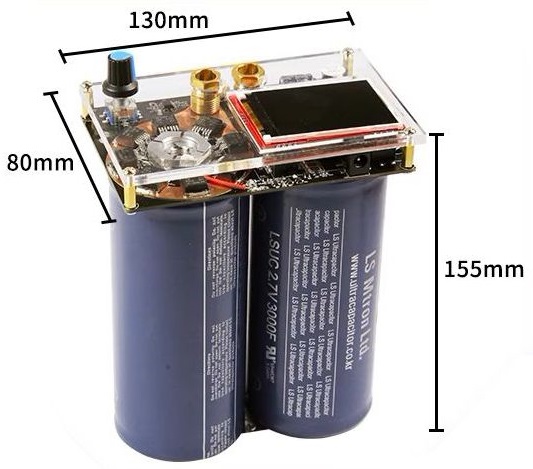 DW-03 superkondezátorová ručná bodová svářečka kontaktů baterií a aku packů, DIY