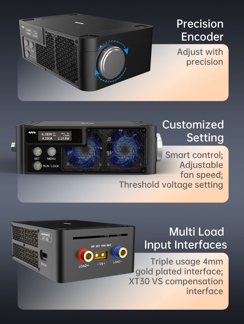 MDP-L1060 DC elektronická zátěž