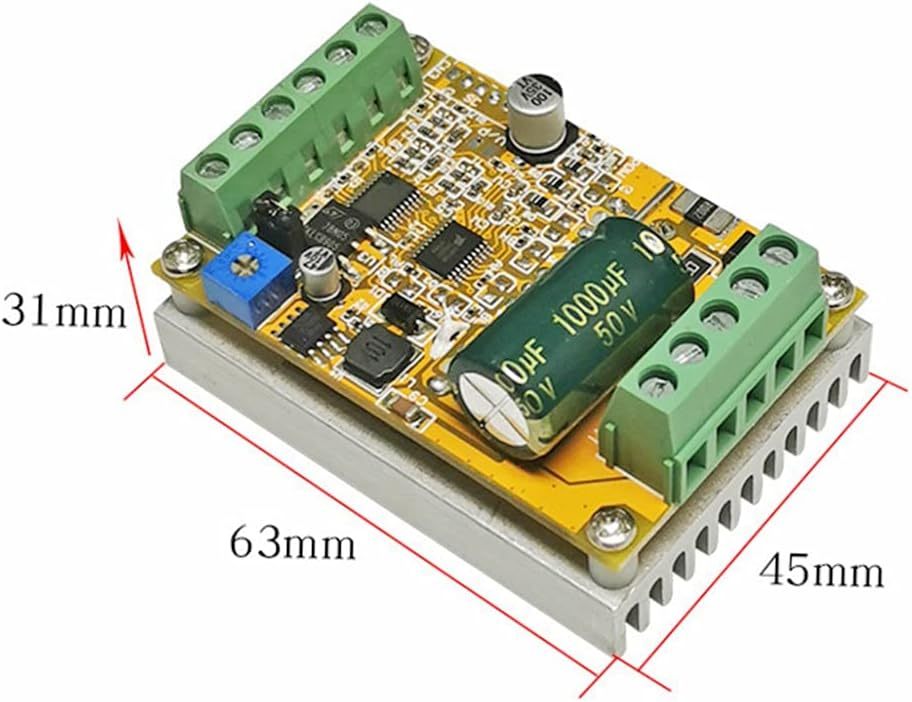 6.5-50V 380W BLDC Ovladač Motoru, briv