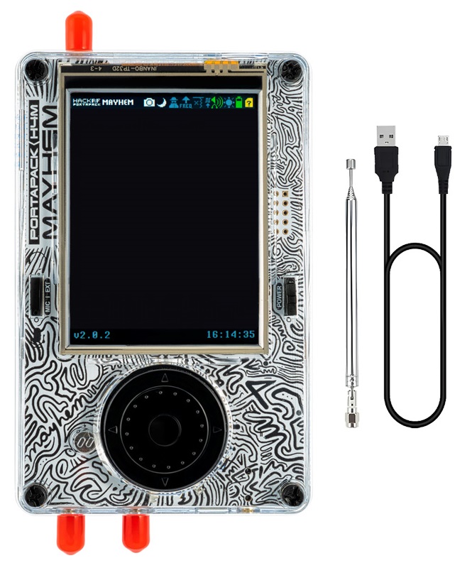 Portapack H4M + HackRF, briv