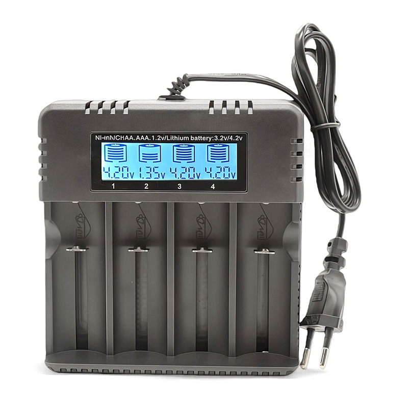 Nabíječka Lithiových Baterií, LCD, 220V, briv