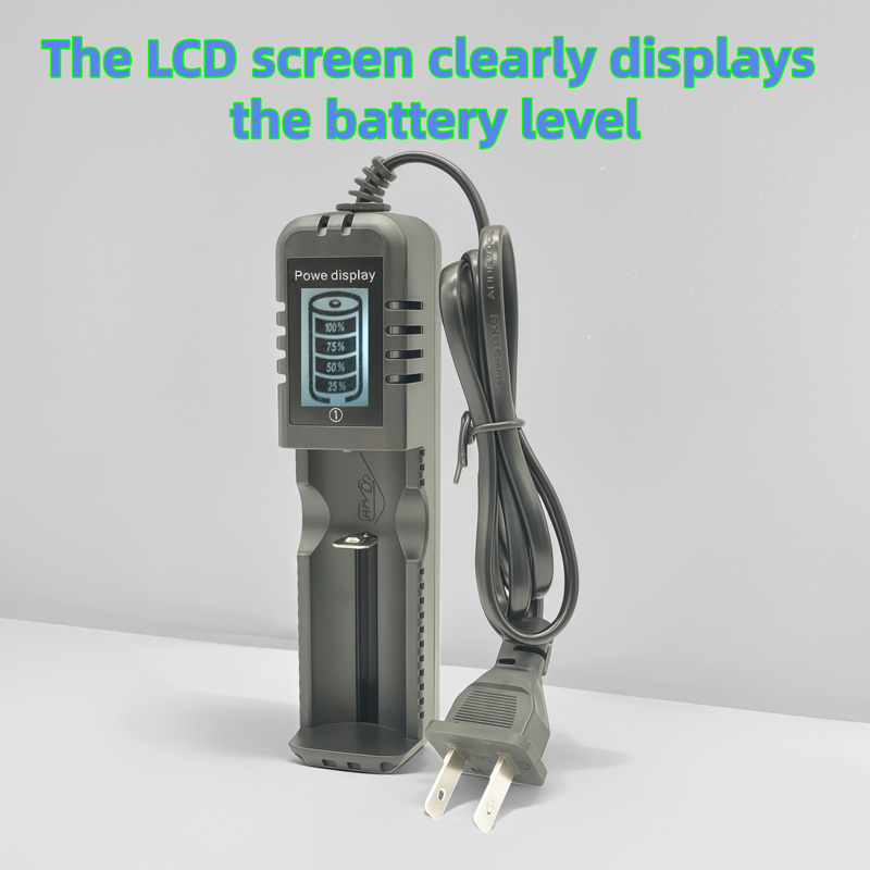 Nabíječka Lithiových Baterií, LCD, 220V, briv