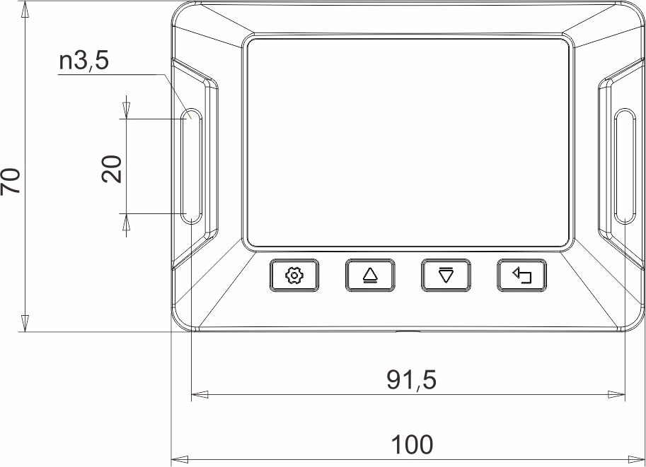 LCD displej pro solární regulátor nabíjení