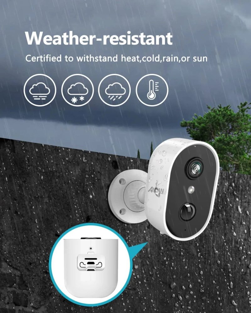 C2 Inteligentní WiFi Bezdrátová Kameru s Baterií 3MP, briv