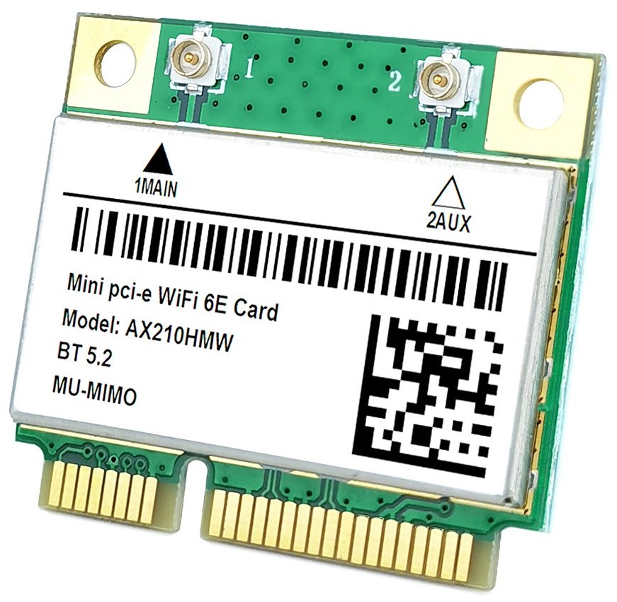 Wifi 6e Ax210hmw Mini Pcie Wifi 6 Carte Wifi pour Ax210 5374mbps