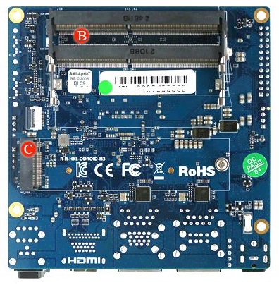 ODROID-H3 Plus, briv