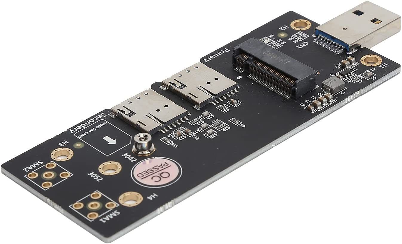  M.2 NGFF Key B na USB 3.0 adaptér s 6pinovým slotem pro dvě SIM karty