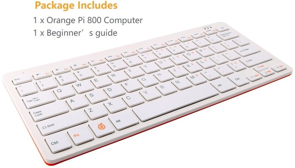 Orange Pi 800 mini počítač-klávesnice