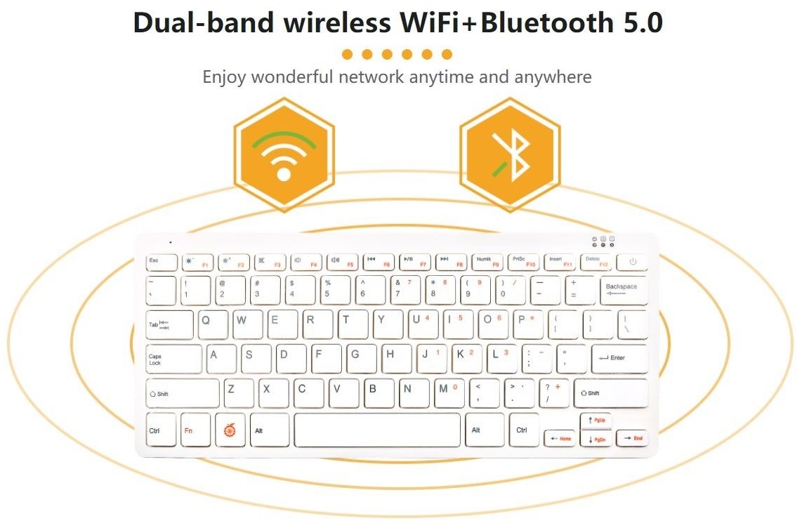 Orange Pi 800 mini počítač-klávesnice