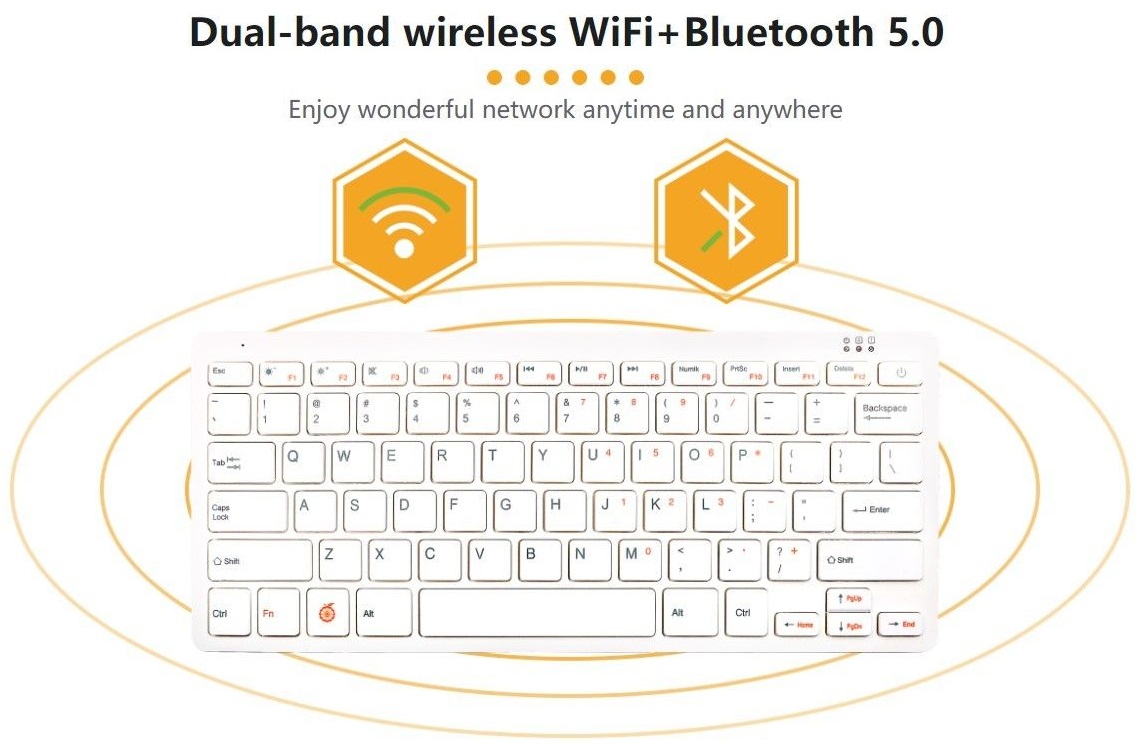 Orange Pi 800 mini počítač-klávesnice