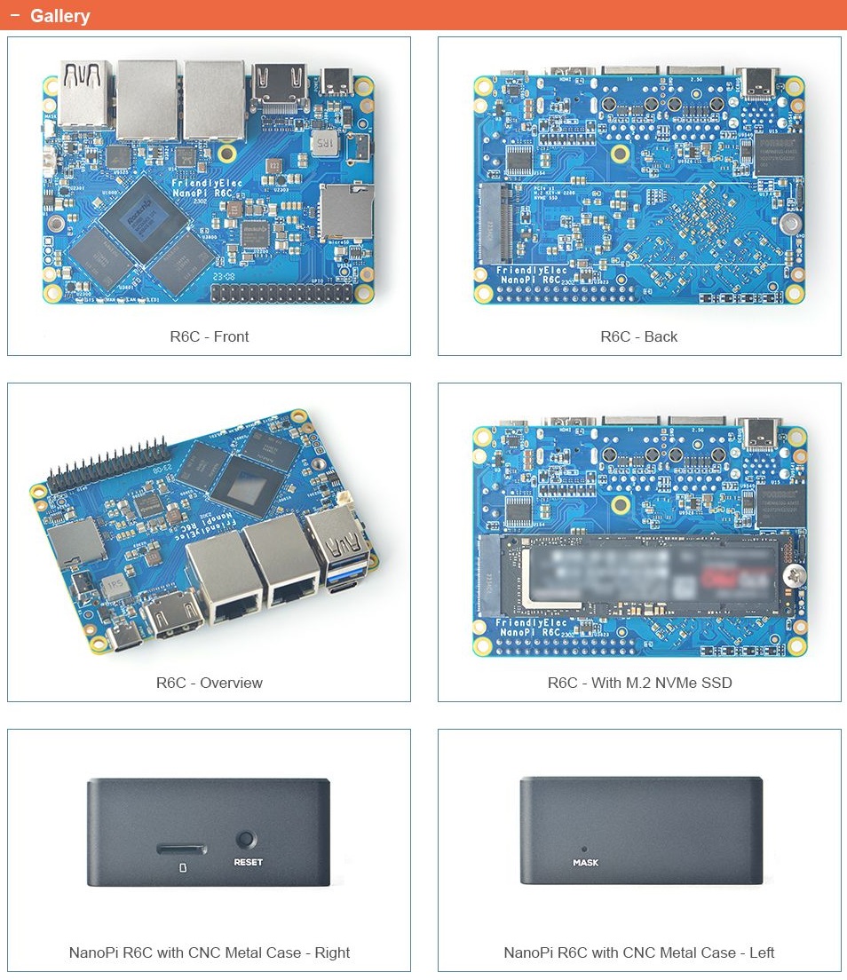 NanoPi R6C 8+32GB