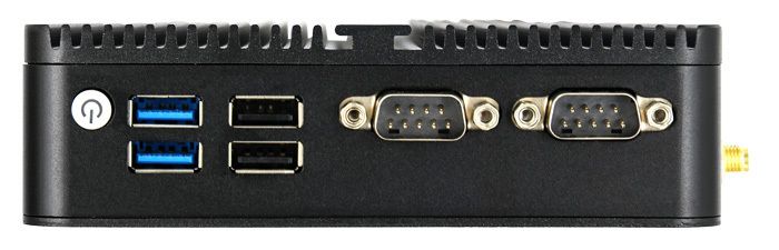 M2122 J6412 průmyslové mini PC, barebone, fanless