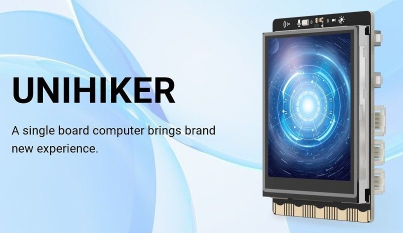 UNIHIKER – Jednodeskový počítač IoT Python s dotykovou obrazovkou
