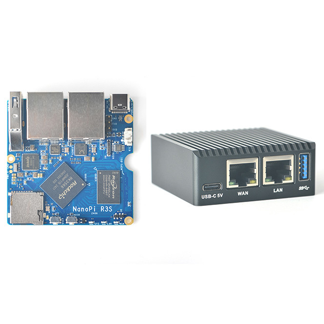 NanoPi R3S Combo s krabicí, briv