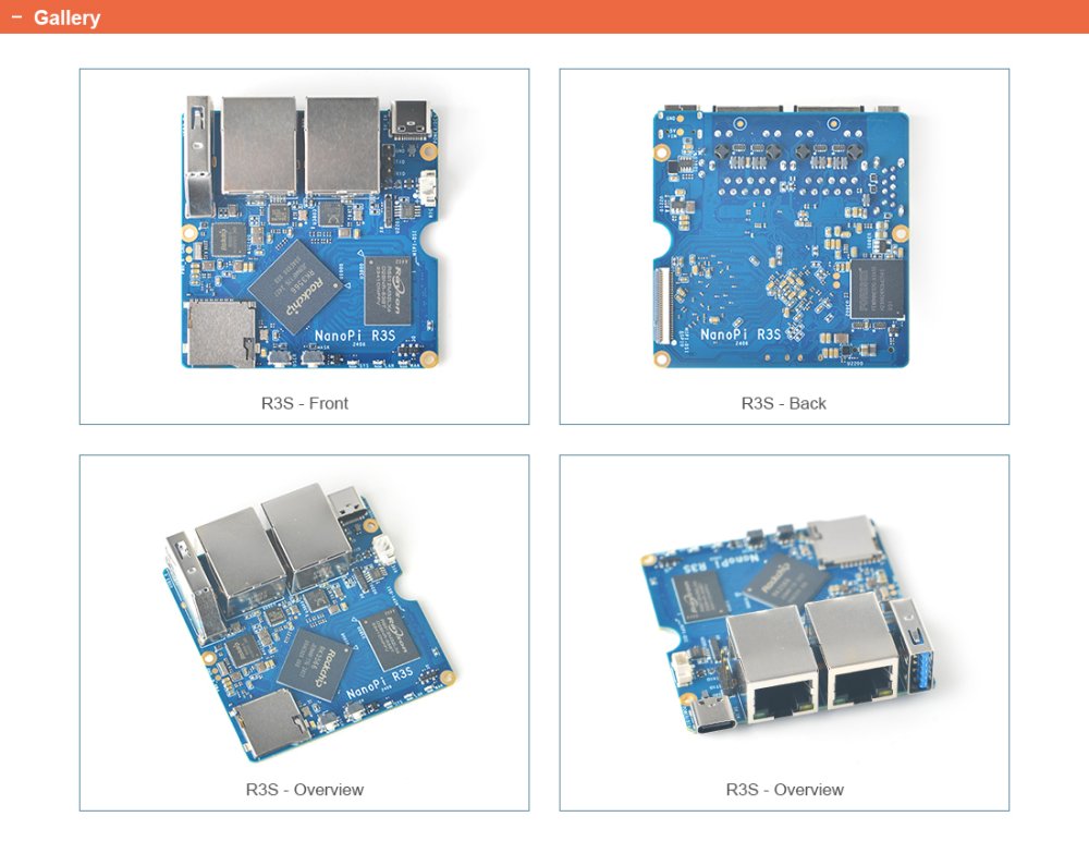 NanoPi R3S Combo s krabicí, briv
