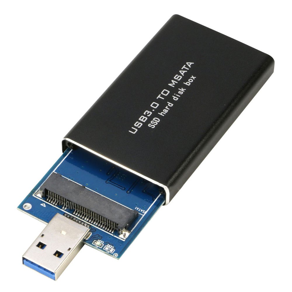 mSATA na USB 3.0 adaptér SSD disku ASM1153E, briv