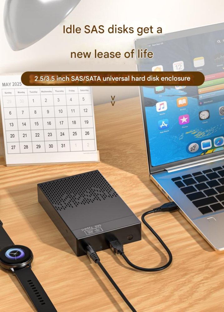 SAS/SATA na USB3.1 adaptér, briv