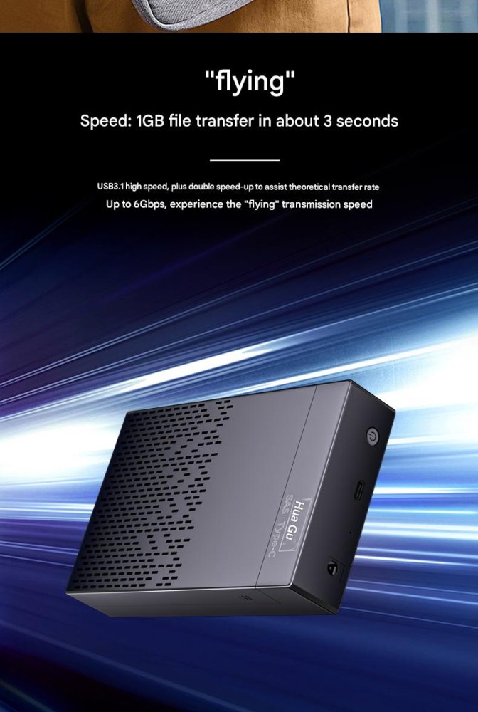 SAS/SATA na USB3.1 adaptér, briv