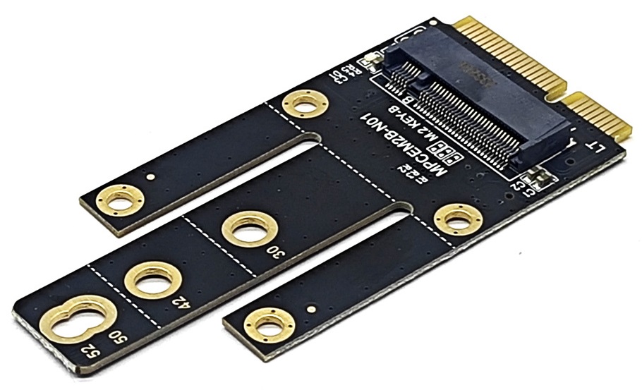 MPCEM2B-N01 mPCI-E na M.2 KEY-B adaptér, briv