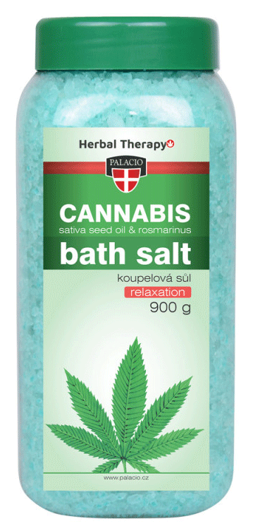 Cannabis Rosmarinus koupelová sůl 900 g