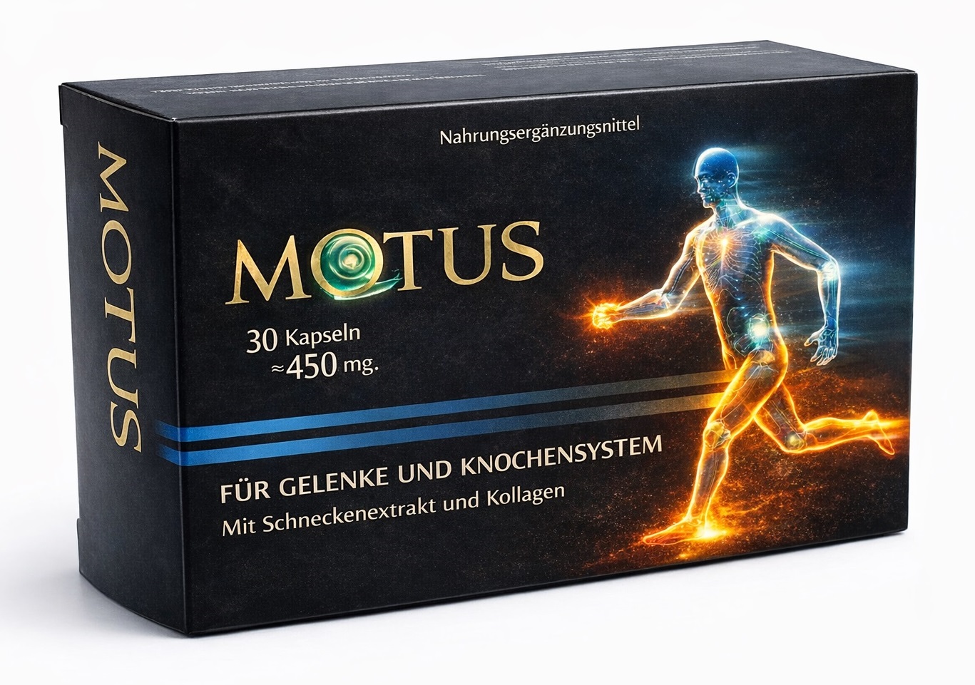 MOTUS Kapseln für Gelenke und Knochen mit Schneckenextrakt und Kollagen Nahrungsergänzungsmittel