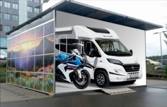 Bicycle safe, motorcycles, electric scooters, parking, place, briv
