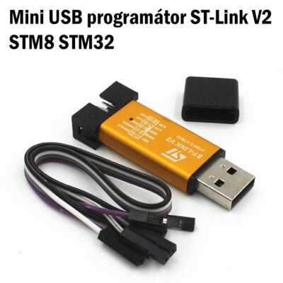 USB programátor ST-Link V2 STM8 STM32 STLINK