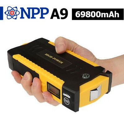 NPP A9 3v1 69800mAh power bank a startovací box LED