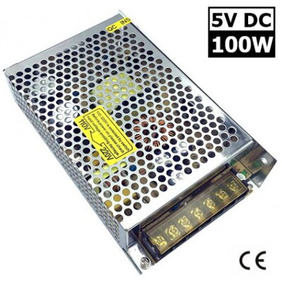 HS-100-5 LED zdroj, 5V, 100W, 20A, vnitřní