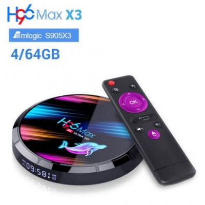 TV Box H96 MAX X3 S905X3 4/64GB Android 9.0