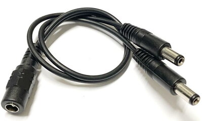 Rozbočovací silnoproudý napájecí kabel DC 5,5x2,1 2x