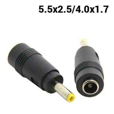 DC napájecí adaptér konektor redukce 5.5x2.5mm do 4.0x1.7mm