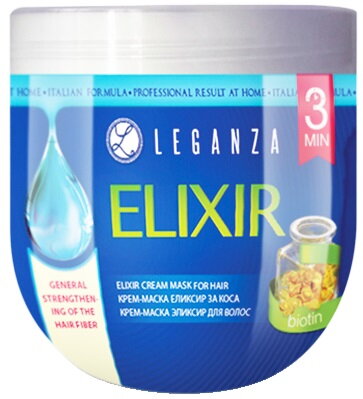 Leganza Elixir - Krémová maska na vlasy s Biotinem 1000ml