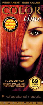 Dlouhotravající Barva na vlasy Color Time 69 - měděná vášeň 85ml